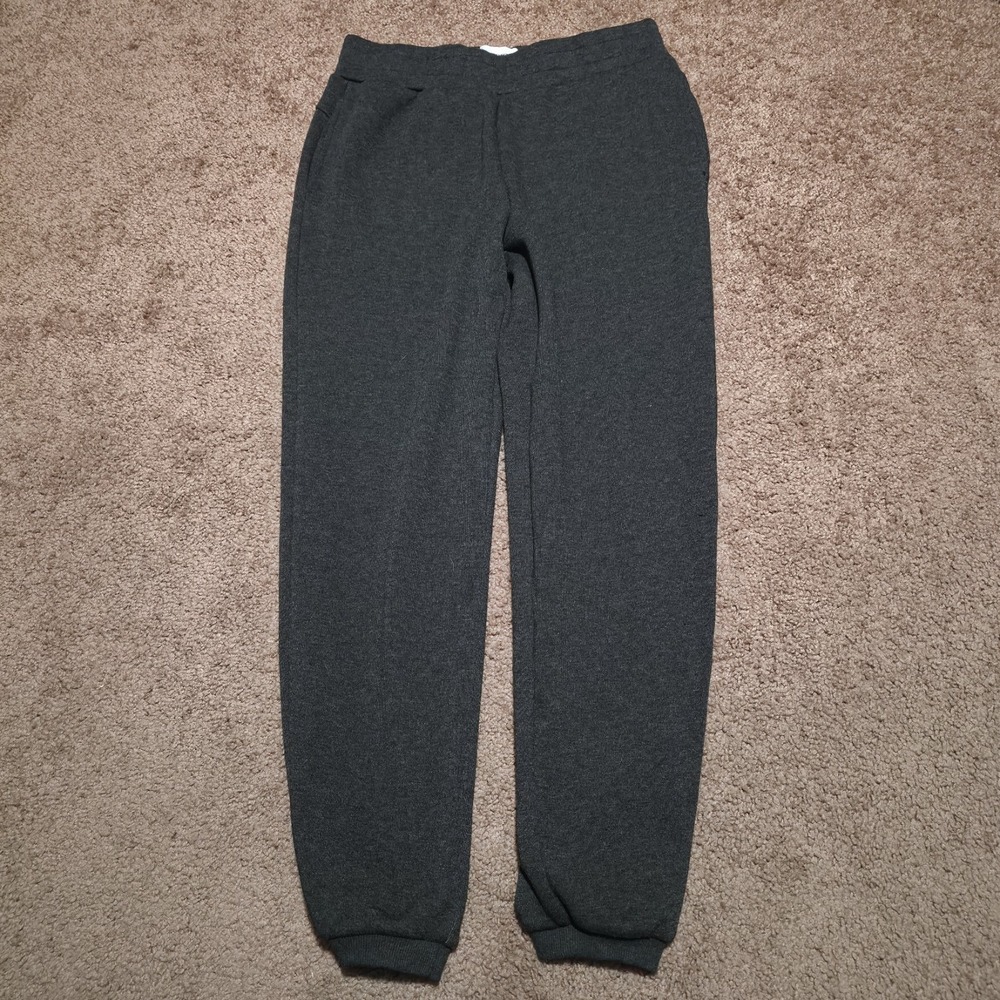 MONDETTA Unisex Medium Dark Gray Soft Knit Straight Leg Utility Sweat Pants